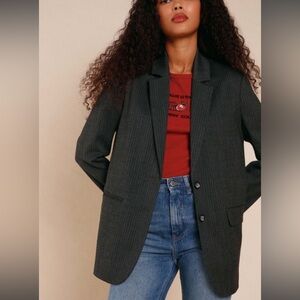 Rouje Jacques Pinstripe Jacket Size 34